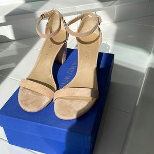 Stuart Weitzman sandals in nude color